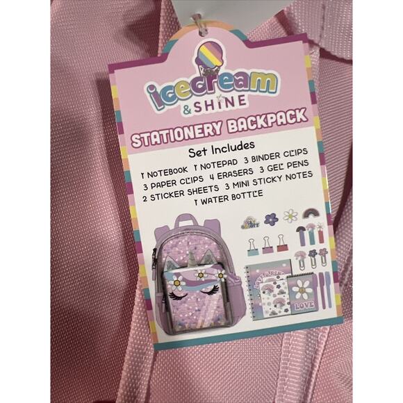 Ice cream & Shine Stationary Backpack - Picture 3 of 3